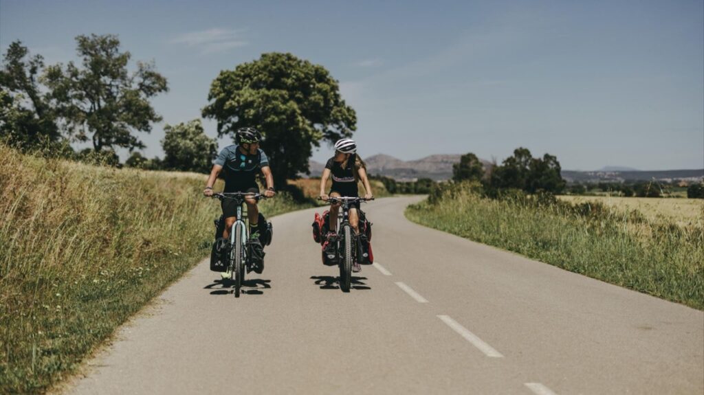 Fietsen aan de Costa Brava.